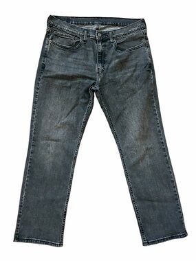 Levi's Black Straight Leg Denim Jeans 514 Women’s Size W34 L30